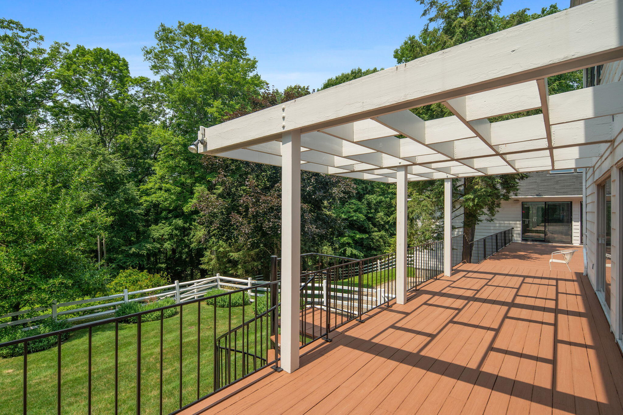 2061 Ponus Ridge Road New Canaan, CT 06840 - Photo 11 of 50 a view of backyard with green space