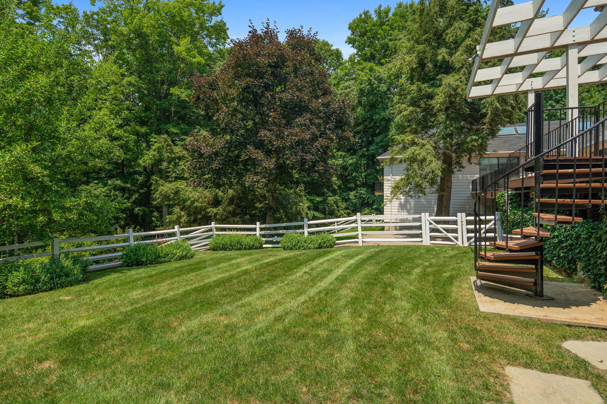 2061 Ponus Ridge Road New Canaan, CT 06840 - Photo 6 of 50 a view of an outdoor space and porch