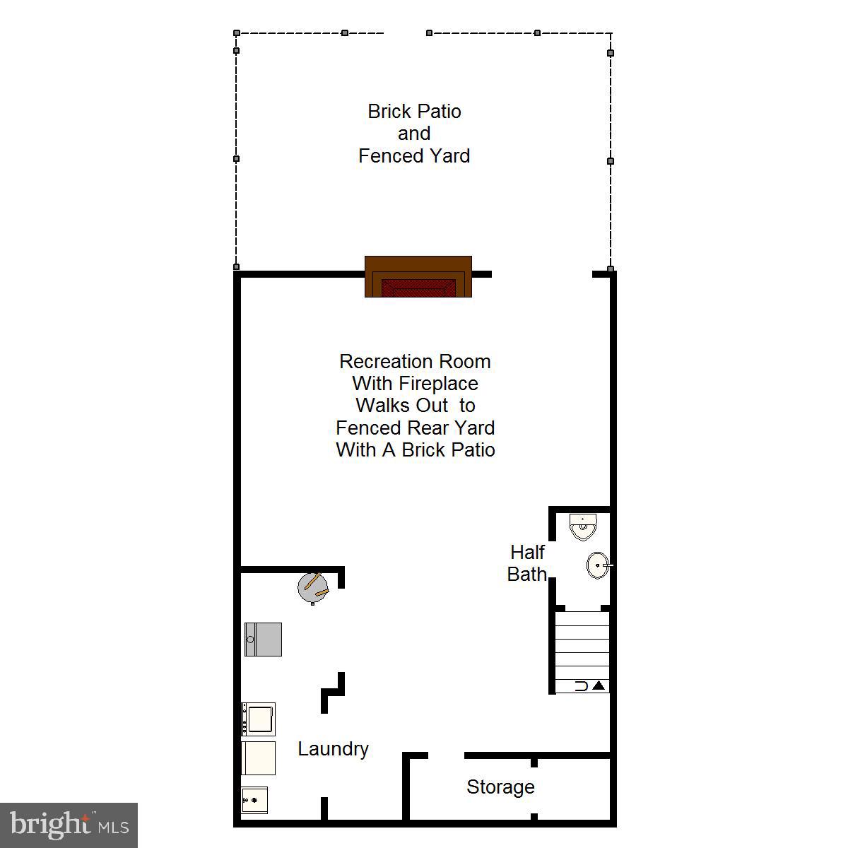 2704 Hunters Gate Terrace Silver Spring, MD 20904 - Photo 28 of 28 BASEMENT FLOOR PLAN