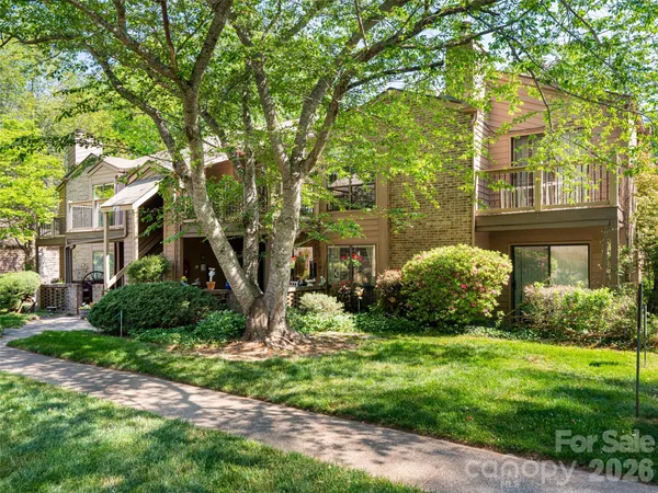a view of a yard in front of house