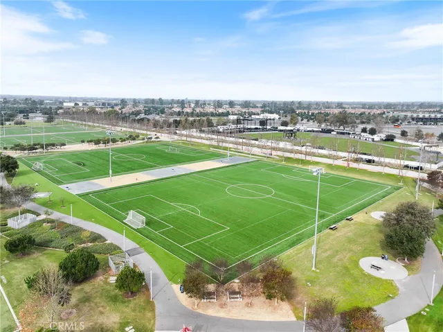 a outdoor space with furniture