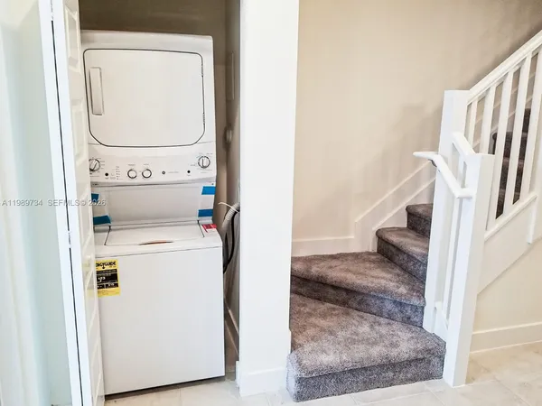 a view of washer and dryer