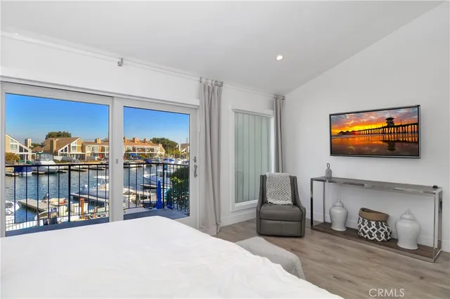 a view of swimming pool from a balcony