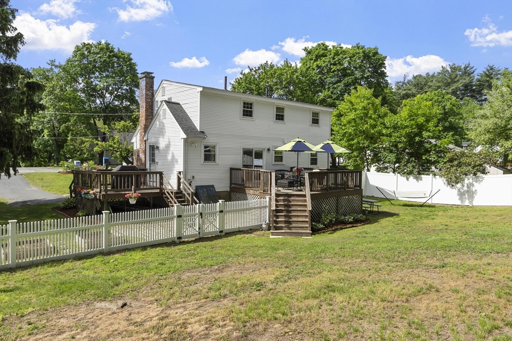 6 Edith Road Hudson, MA 01749 - Photo 25 of 30 a view of a backyard with sitting area