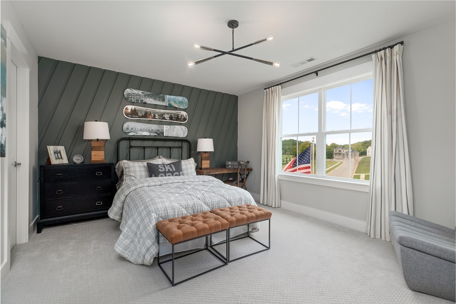 7272 Ruzek Court Fairview, TN 37062 - Photo 52 of 59 a bed sitting in a spacious bedroom next to a window
