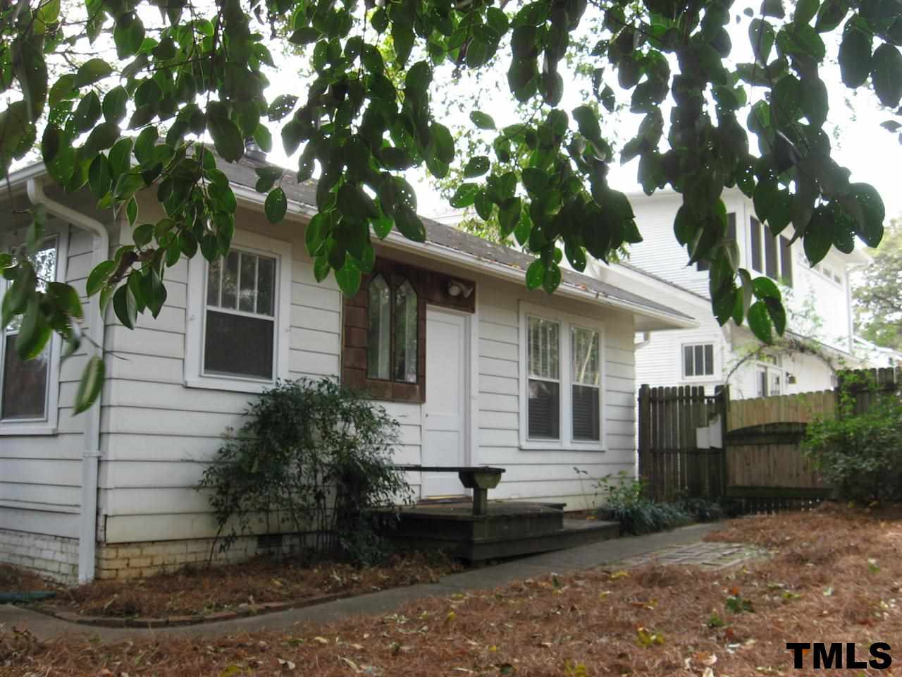 1913 Alexander Road Raleigh, NC 27608 - Photo 14 of 15 Back walk and gate. Level walk from drive way and ONLY two steps to back door.
