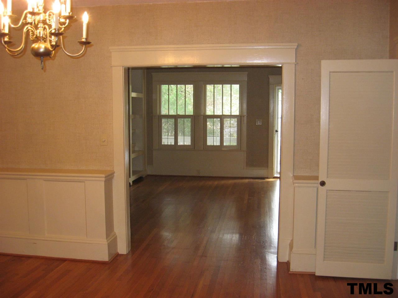 1913 Alexander Road Raleigh, NC 27608 - Photo 5 of 15 View of living room from dining room.