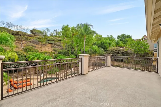 a view of city from balcony