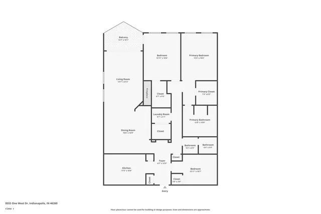 $2,599 | 8555 One W Drive, Unit 301, Indianapolis, IN 46260