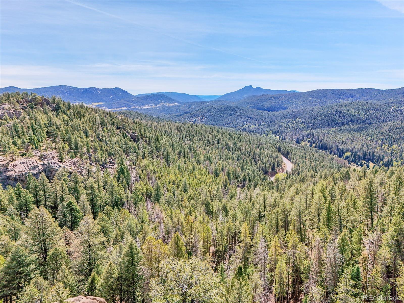 29752 Bearcat Trail Conifer, CO 80433 - Photo 50 of 50 a view of a lush green field with mountains in the background