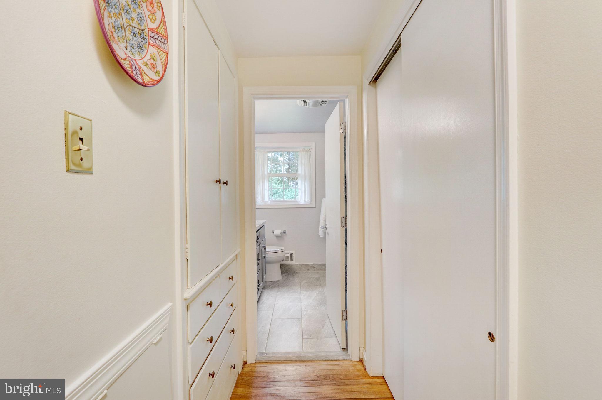 262 Orchard Road Paoli, PA 19301 - Photo 32 of 50 Hallway to bathrm with plenty of storage space
