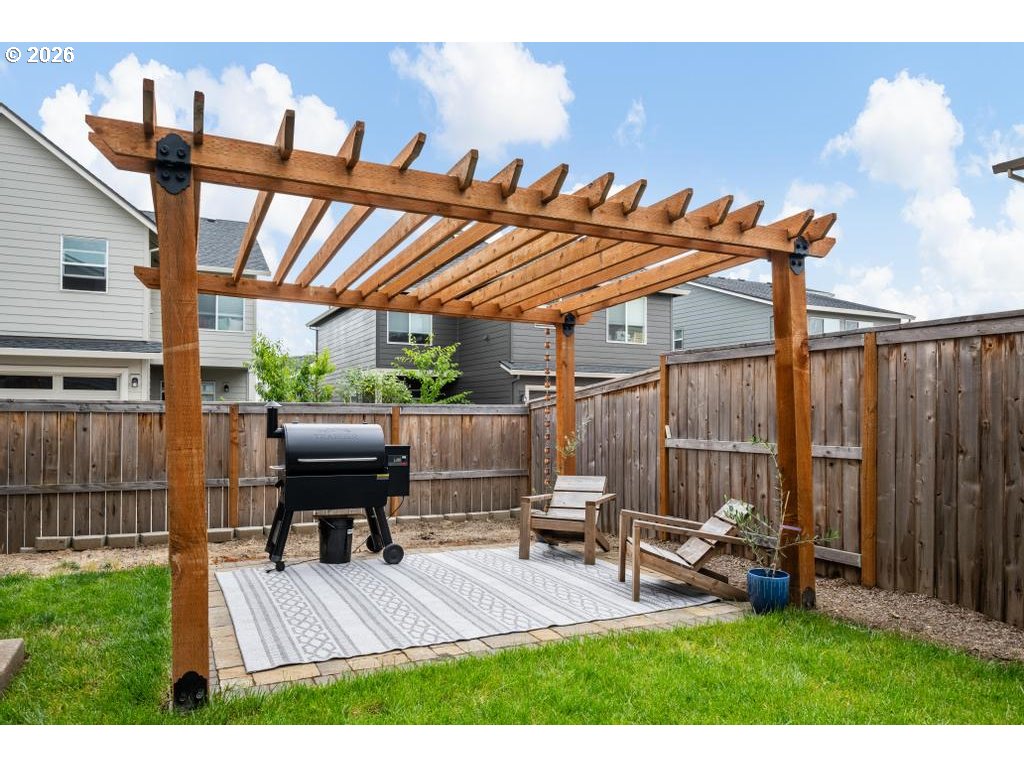 859 South 23rd Avenue Cornelius, OR 97113 - Photo 38 of 39 a view of a backyard with sitting area and furniture