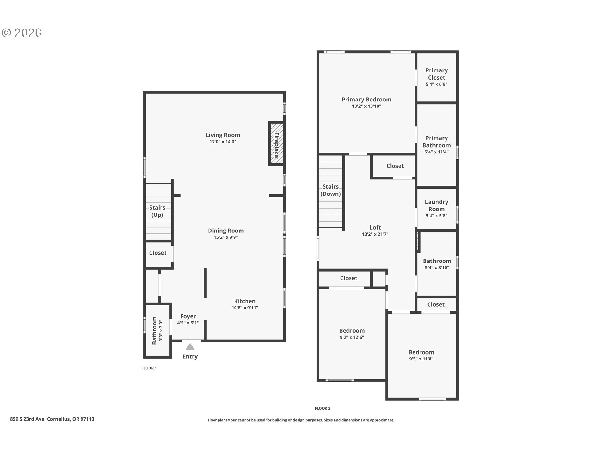 859 South 23rd Avenue Cornelius, OR 97113 - Photo 39 of 39 a picture of a floor plan