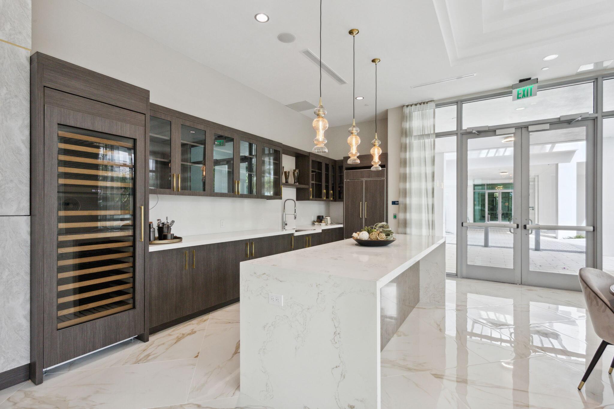 475 East Royal Palm Road, Unit 605 Boca Raton, FL 33432 - Photo 50 of 62 CLUB ROOM KITCHEN