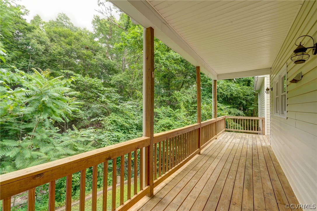 13630 Edmonthorpe Road Midlothian, VA 23113 - Photo 13 of 30 The upper covered Porch offers amazing tranquil vi