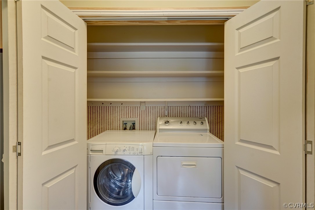 13630 Edmonthorpe Road Midlothian, VA 23113 - Photo 17 of 30 The Laundry with built-in shelving is conveniently