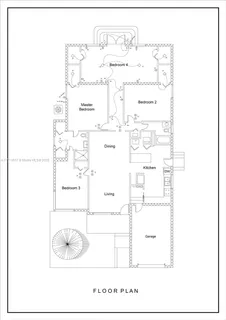 a black and white photo of a room