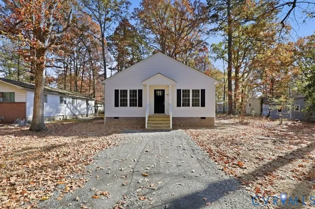 a house with a outdoor space