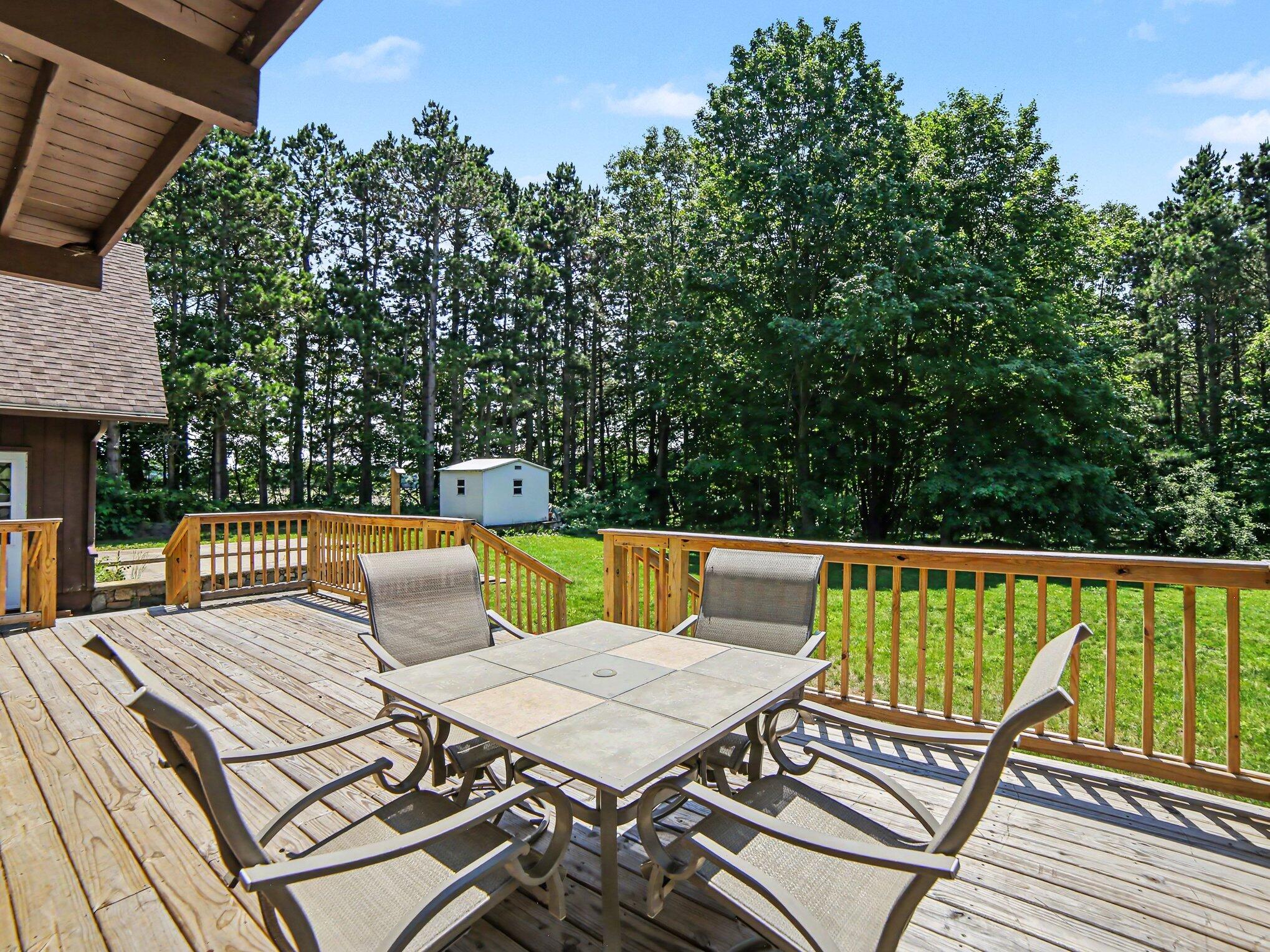 6945 West Shelby Road Shelby, MI 49455 - Photo 36 of 45 Deck off of Dining Room