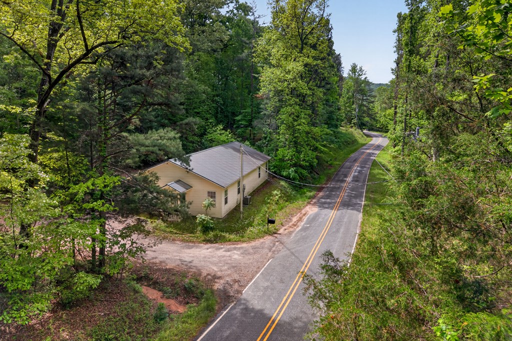 282 West Cherry Road Hayesville, NC 28904 - Photo 39 of 45 a view of a garden with trees
