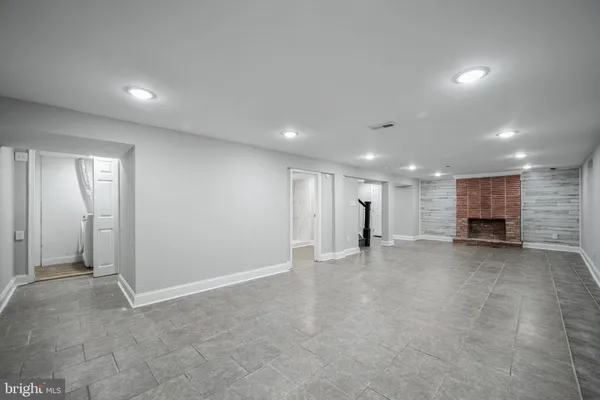 a view of a livingroom with a staircase
