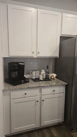 a view of an ocean with a big yard