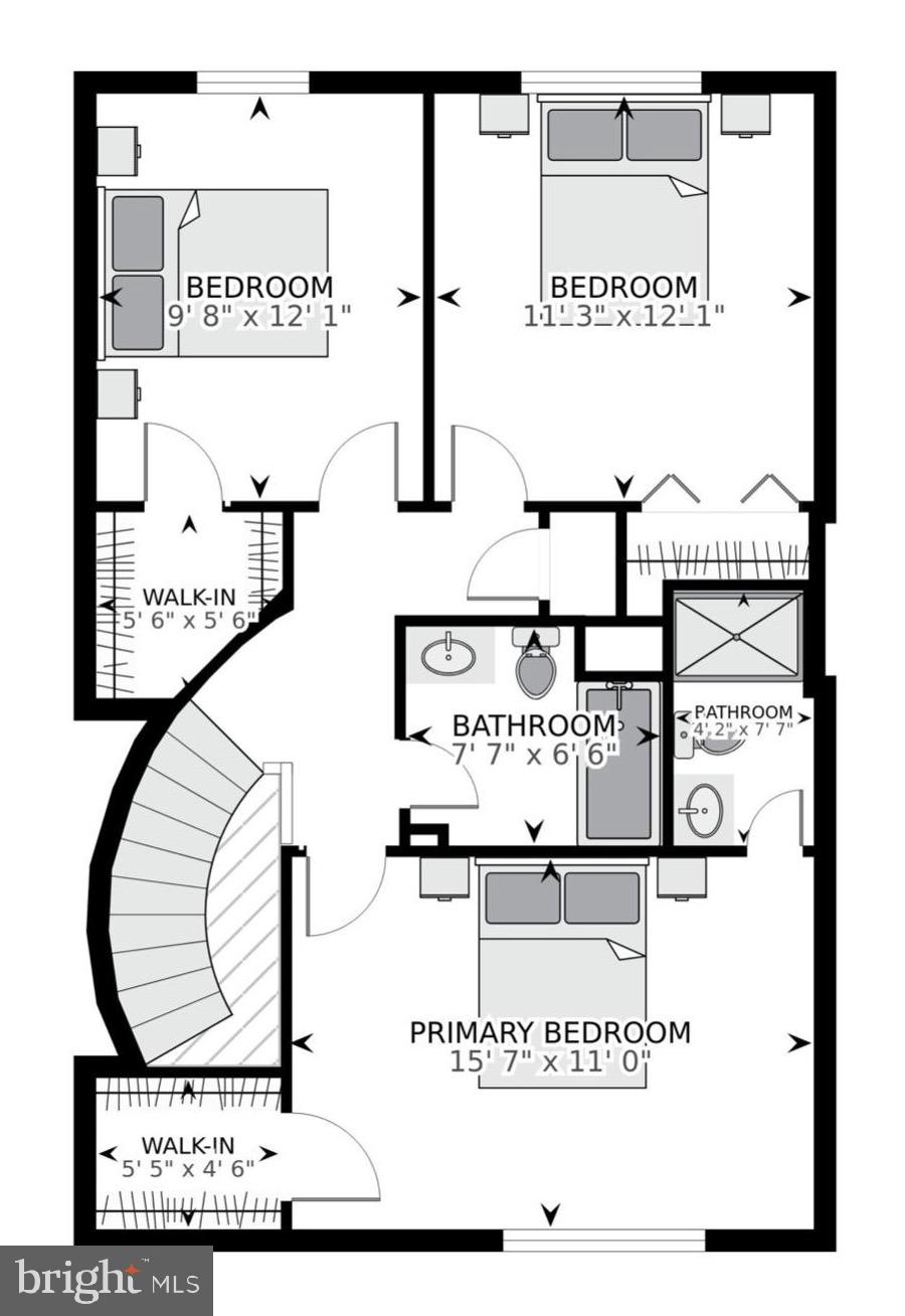 5944 Queenston Street Springfield, VA 22152 - Photo 60 of 60 Charming second-floor layout for modern living.