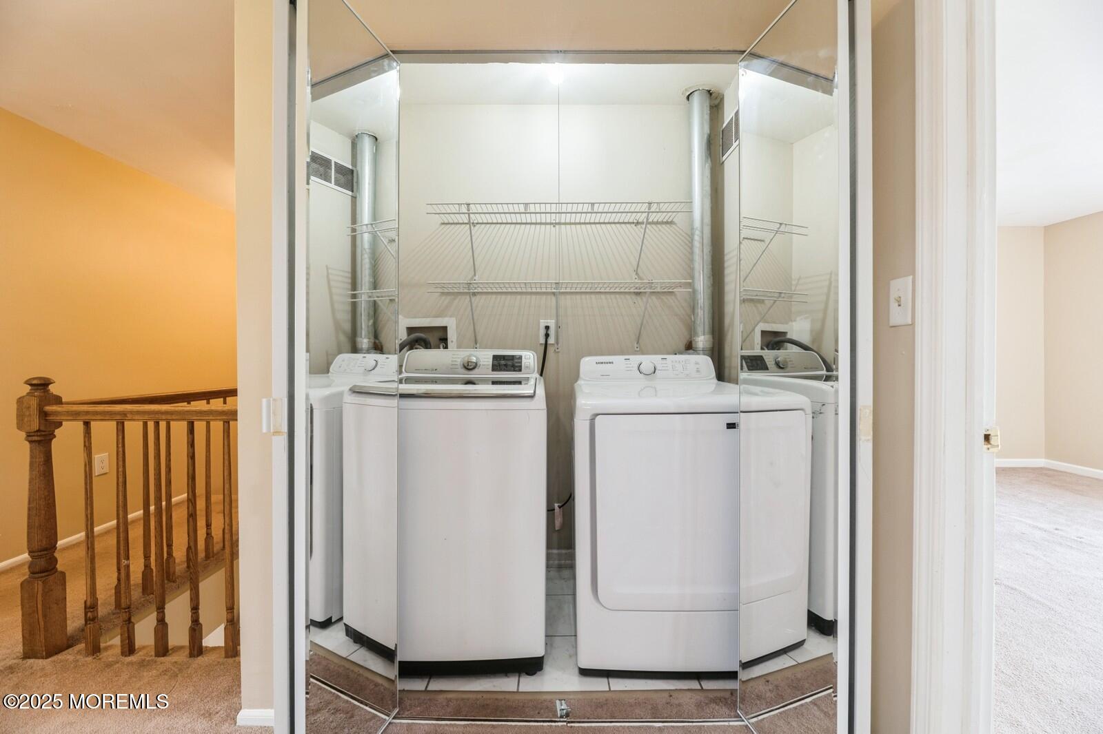 7 Sloop Square Freehold, NJ 07728 - Photo 15 of 30 a utility room with dryer and washer