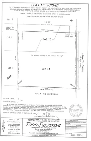 $75,000 | Commonly Known As Commonly Known As Vacant Land On Lafayette Street, Sandwich, IL 60548