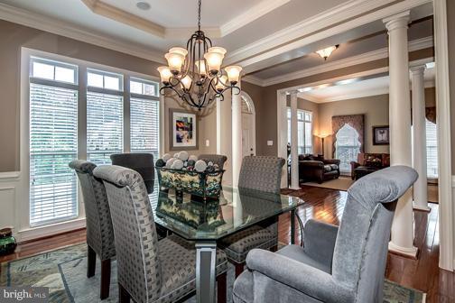 6324 Still Spring Place Alexandria, VA 22315 - Photo 19 of 30 Dining Room Open to Entry & Living Room