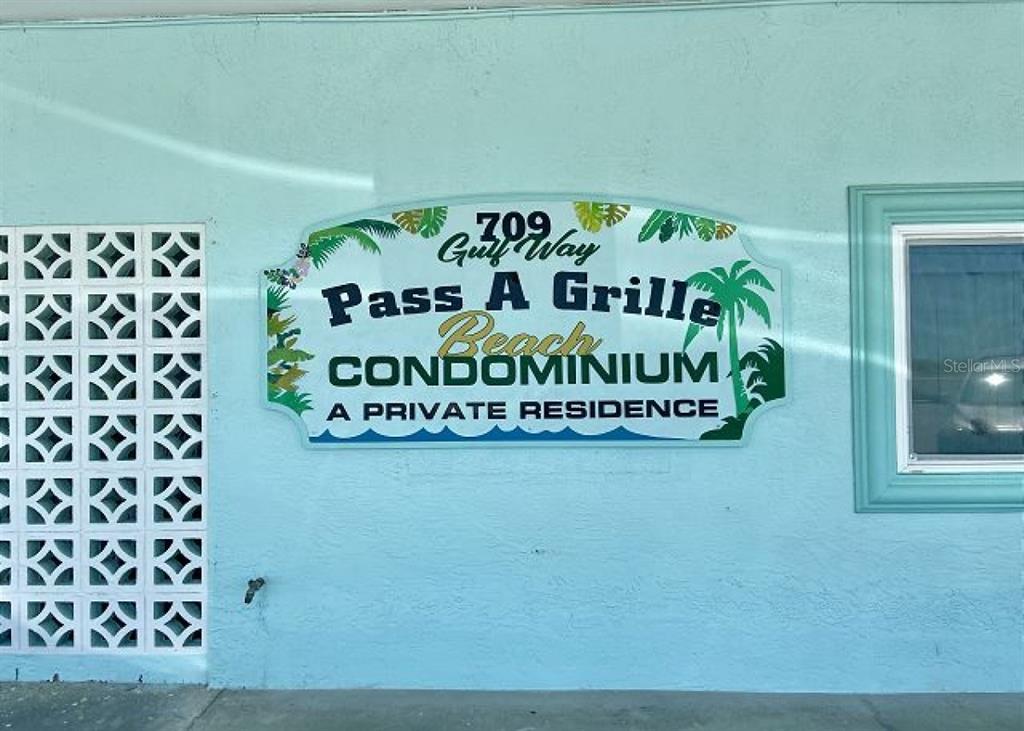 709 Gulf Way, Unit 19 St. Pete Beach, FL 33706 - Photo 6 of 39 a close up of a sign