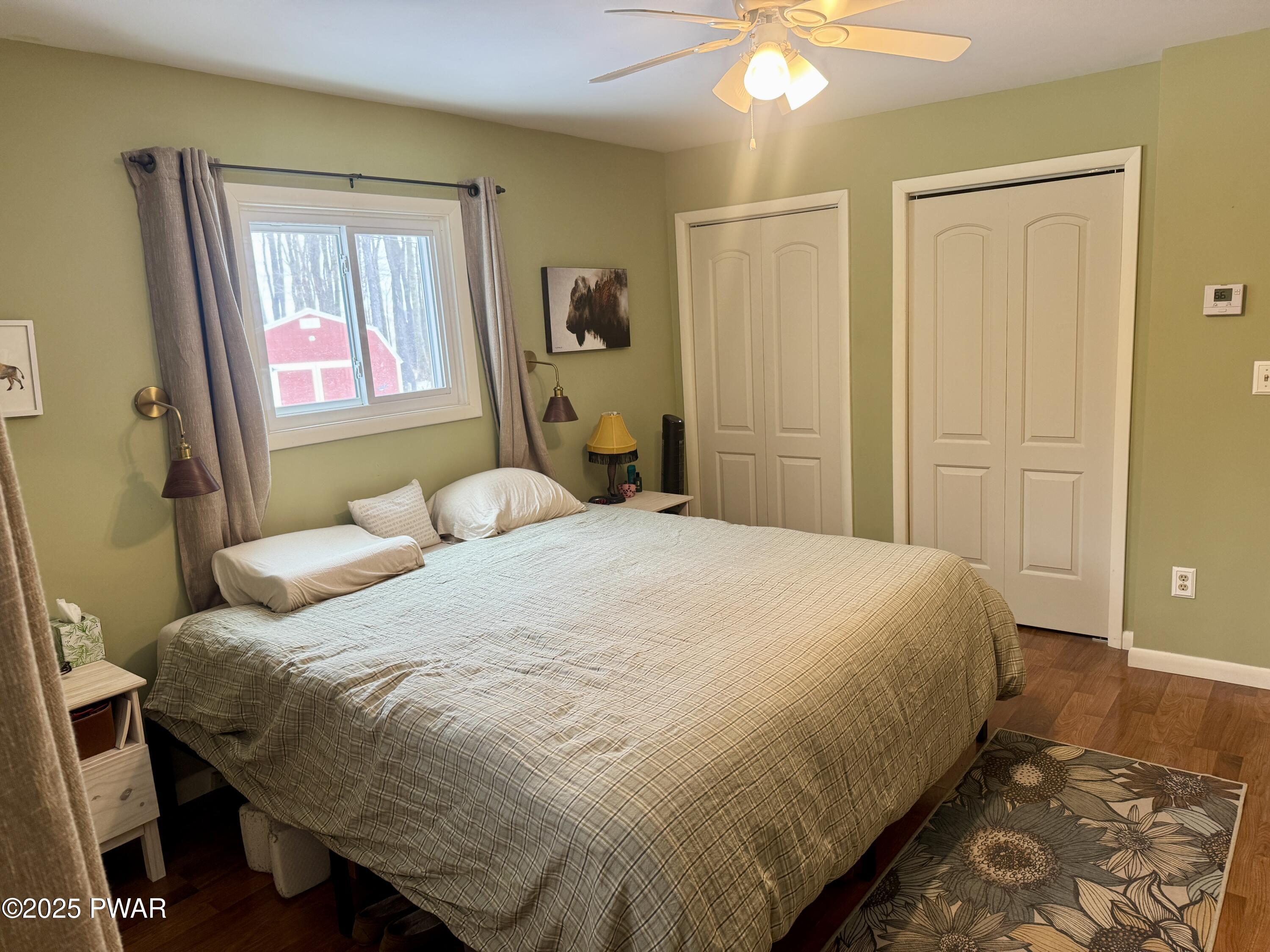 360 South Baker Road Waymart, PA 18472 - Photo 15 of 35 a bedroom with a bed and a window