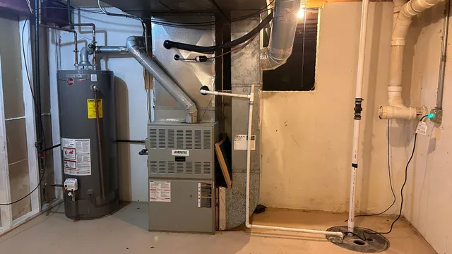 a view of water heater room