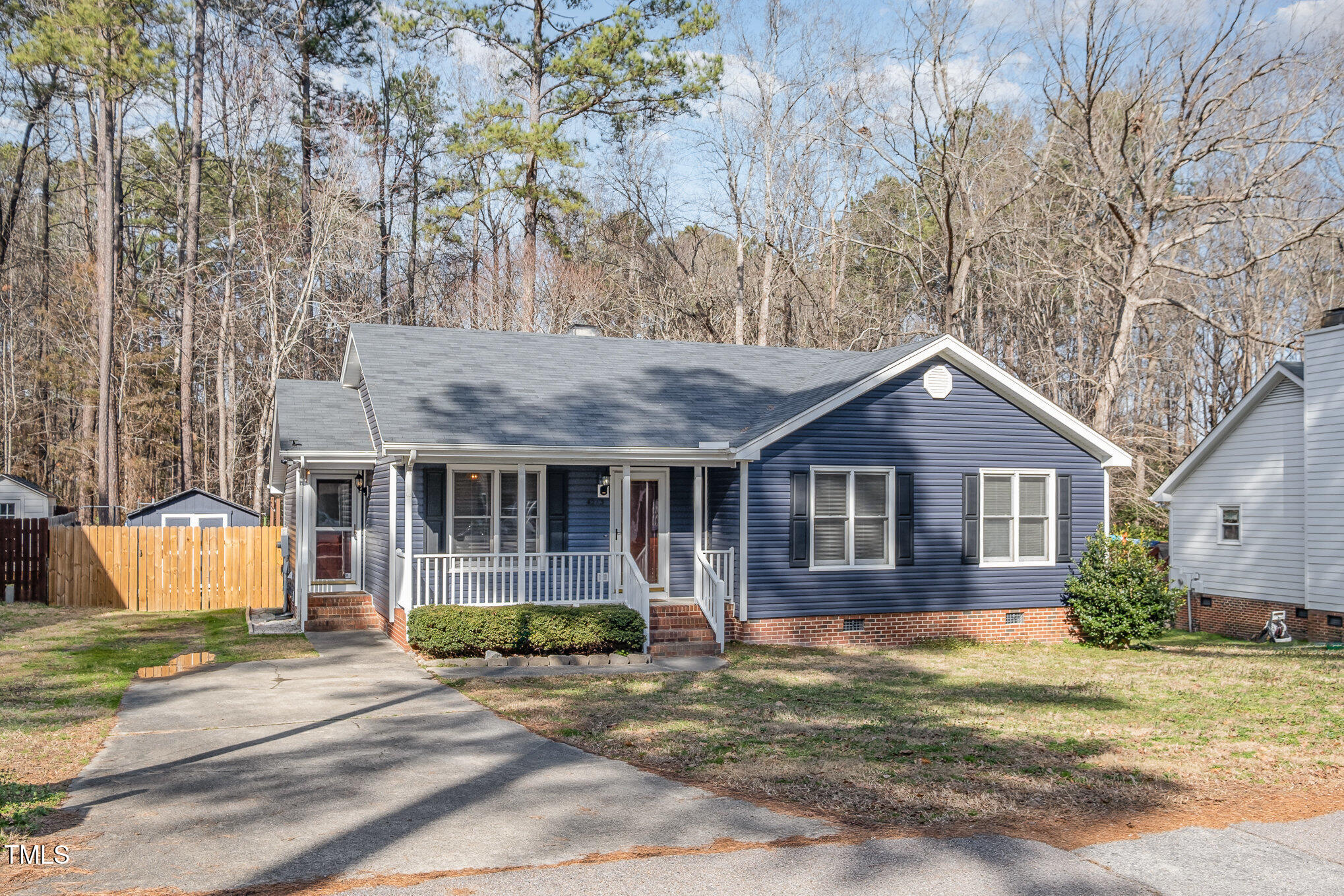 4213 Timberbrook Drive Raleigh, NC 27616 - Photo 28 of 37 a view of a house with a yard and large tree