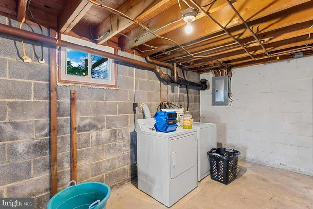 a view of storage and utility room
