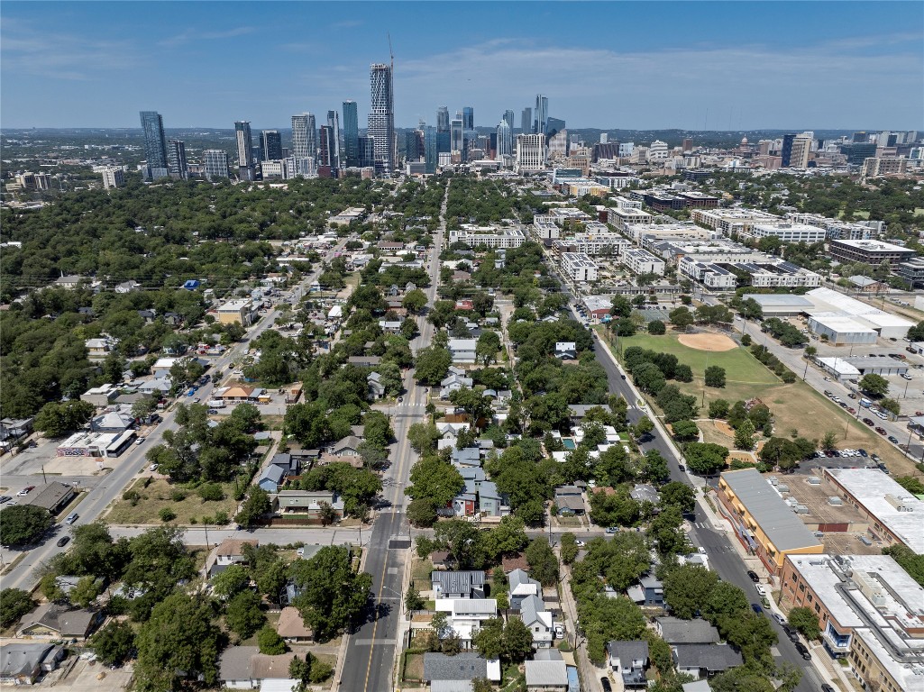 2104 East 2nd Street, Unit 1 Austin, TX 78702 - Photo 34 of 39 an aerial view of a city