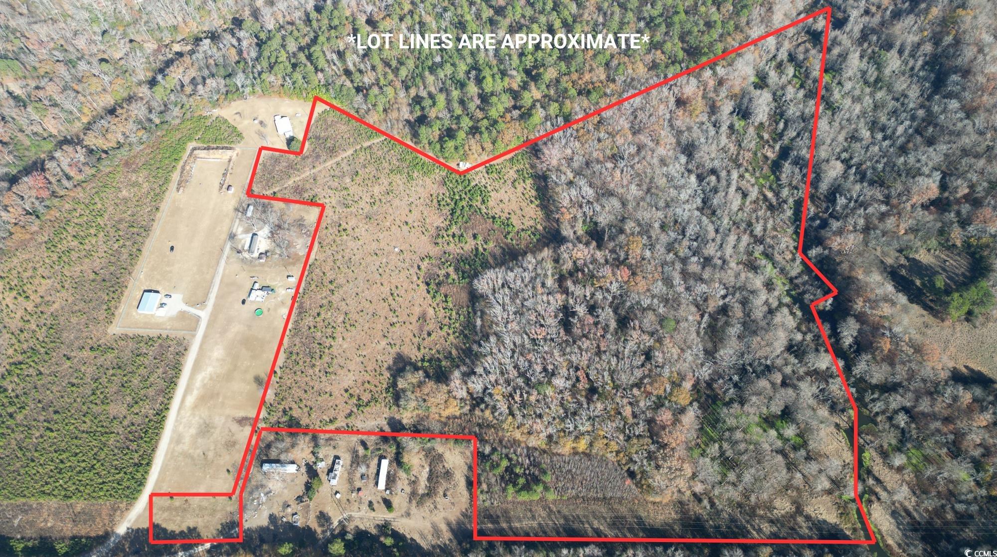 42.5-acres Case Street Darlington, SC 29532 - Photo 2 of 5 Map / location featuring property boundaries highlighted