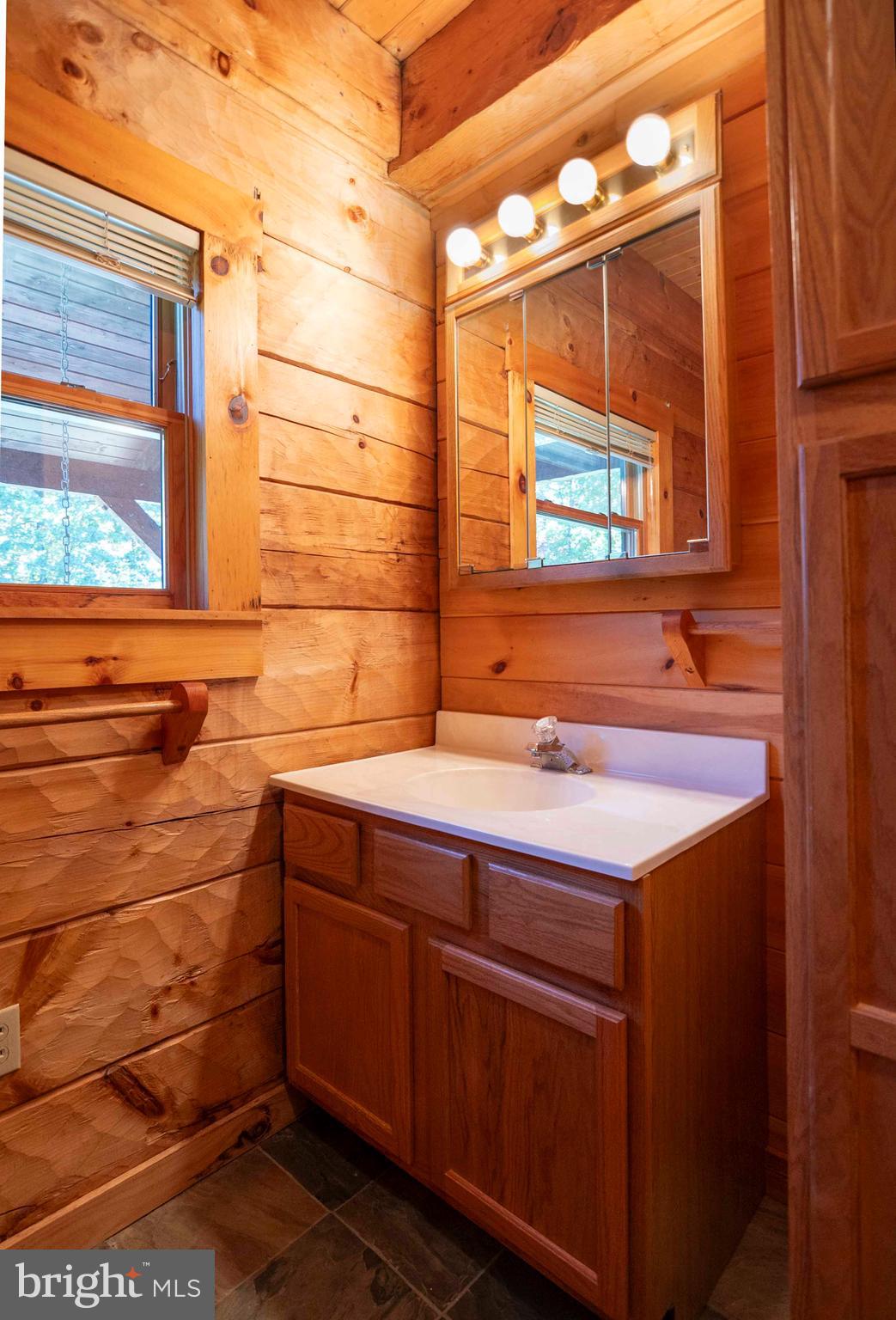 10201 Leetown Road Kearneysville, WV 25430 - Photo 65 of 133 a bathroom with a sink and a mirror