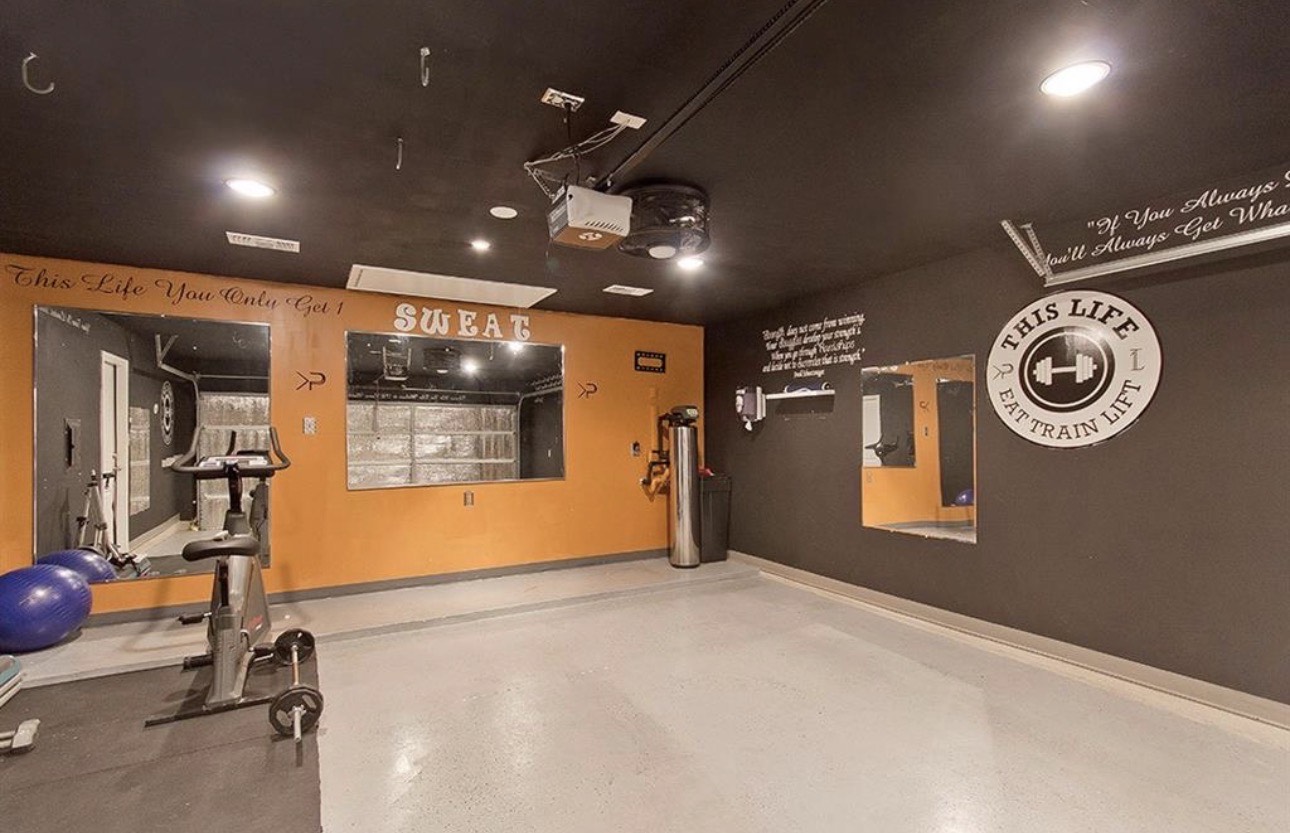1052 Hot Spring Valley Buda, TX 78610 - Photo 29 of 36 Exercise room featuring recessed lighting