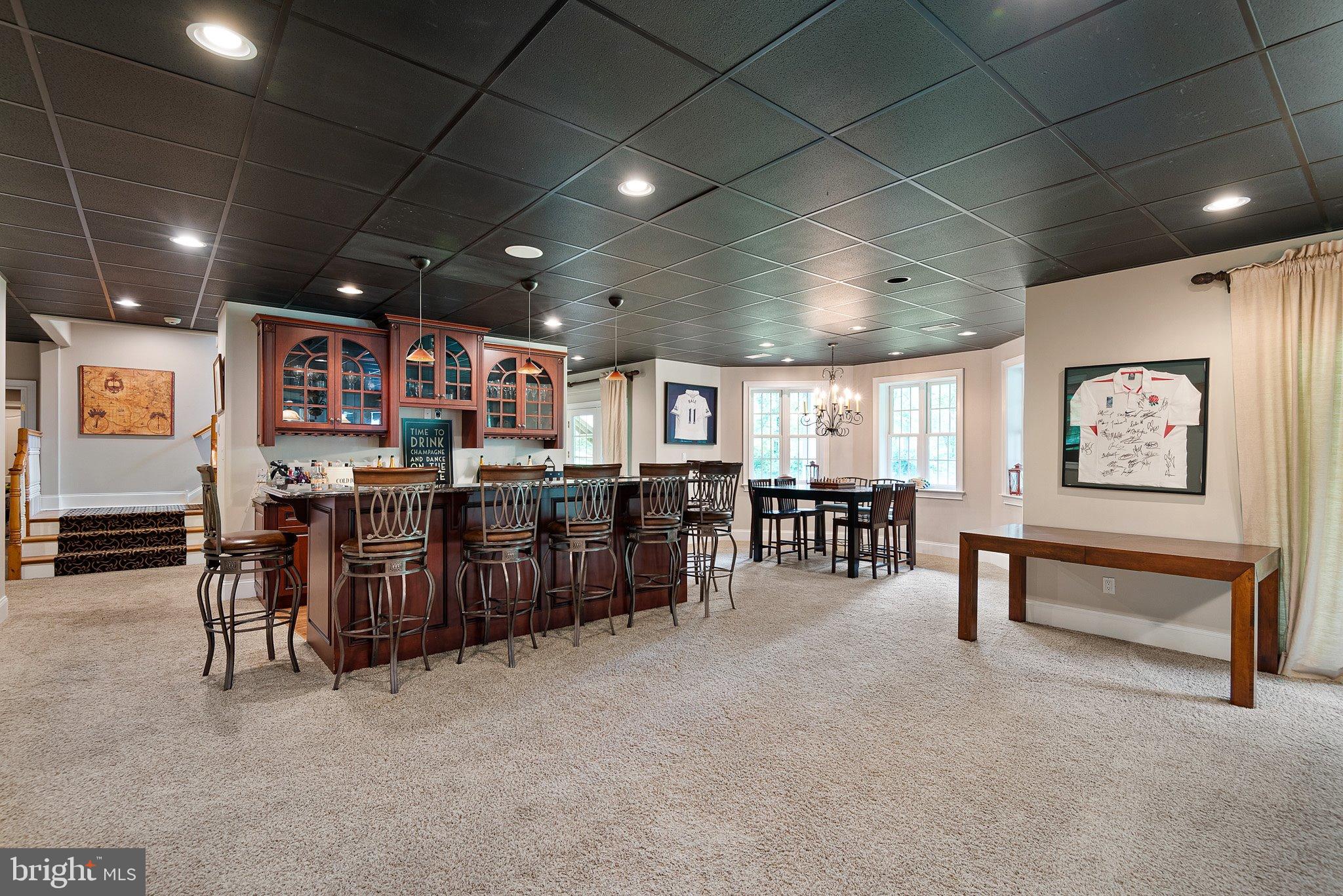 104 Timber Ridge Lane Chadds Ford, PA 19317 - Photo 50 of 65 Full bar and gaming area