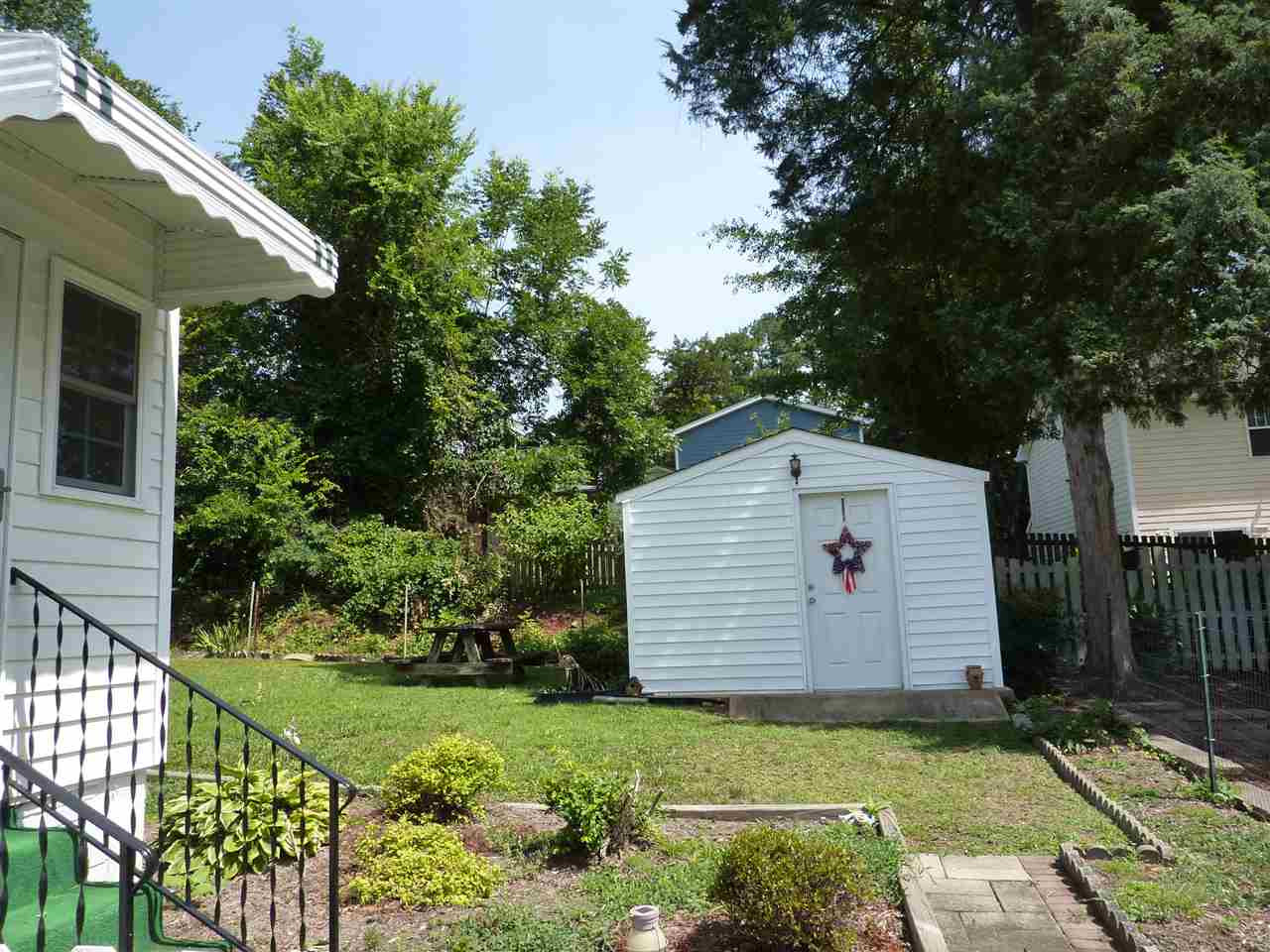 Plenty of storage for gardening and lawn equipment. Detached Shed