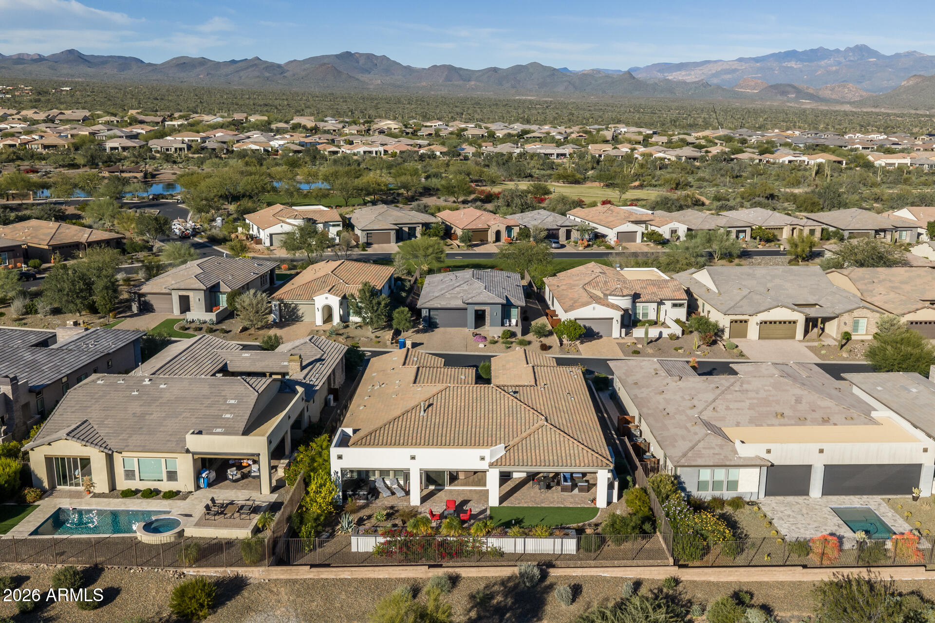 17809 East Veit Springs Drive Rio Verde, AZ 85263 - Photo 41 of 85 57) BACK OF HOME
