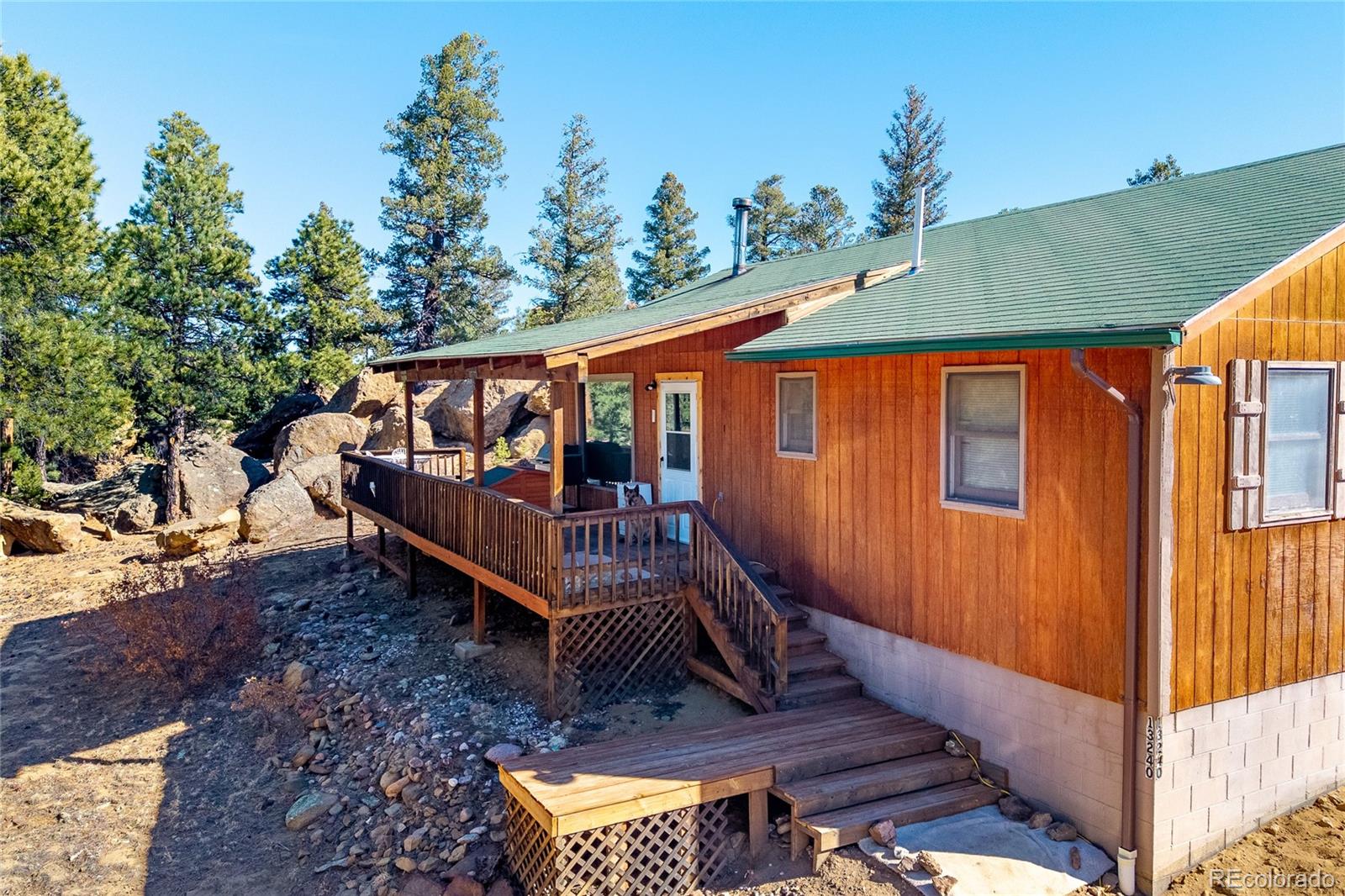 13240 Big Pine Ridge Road Weston, CO 81091 - Photo 2 of 49 a view of a small deck with wooden fence