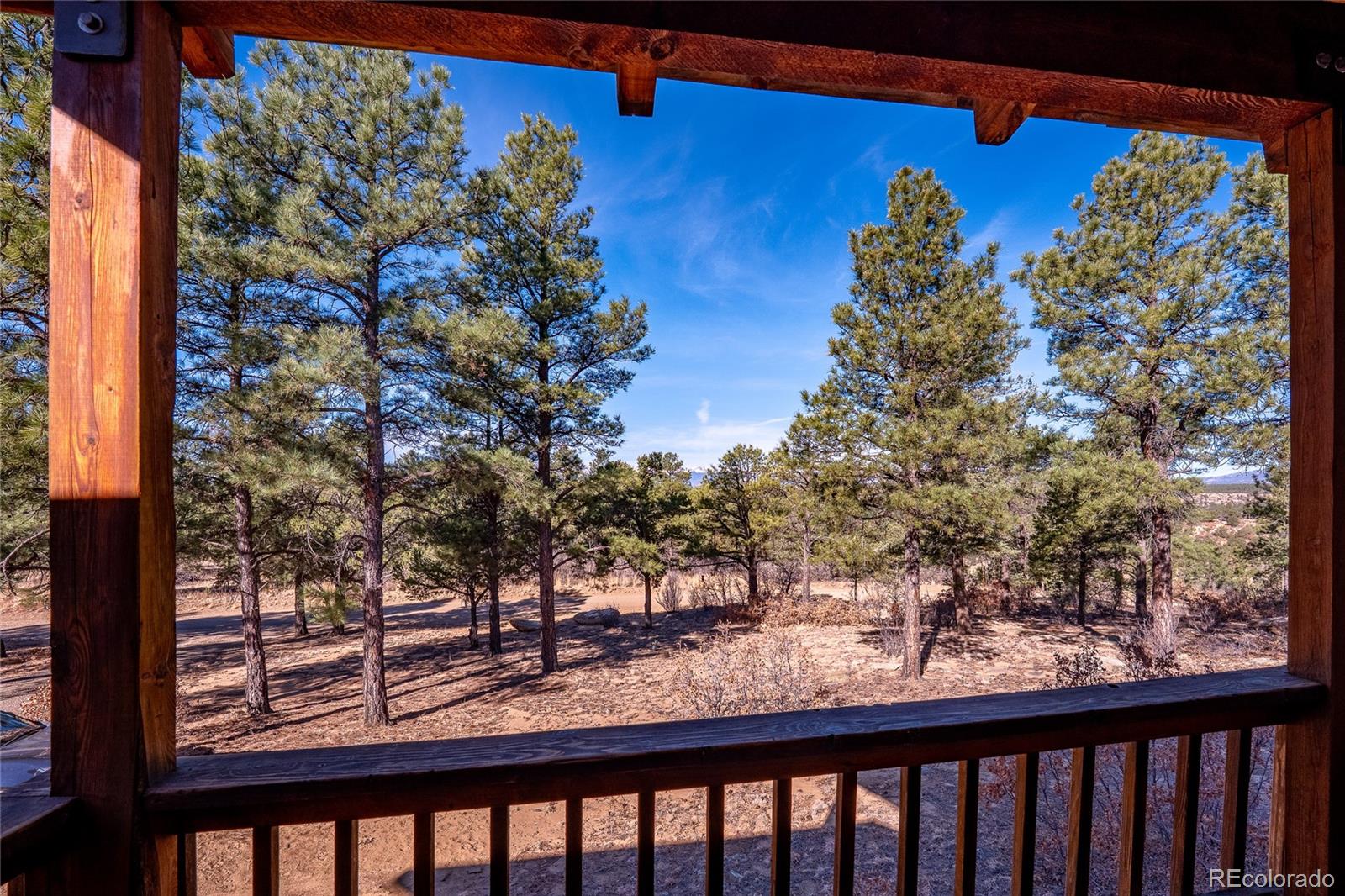 13240 Big Pine Ridge Road Weston, CO 81091 - Photo 26 of 49 a view of a yard from a balcony