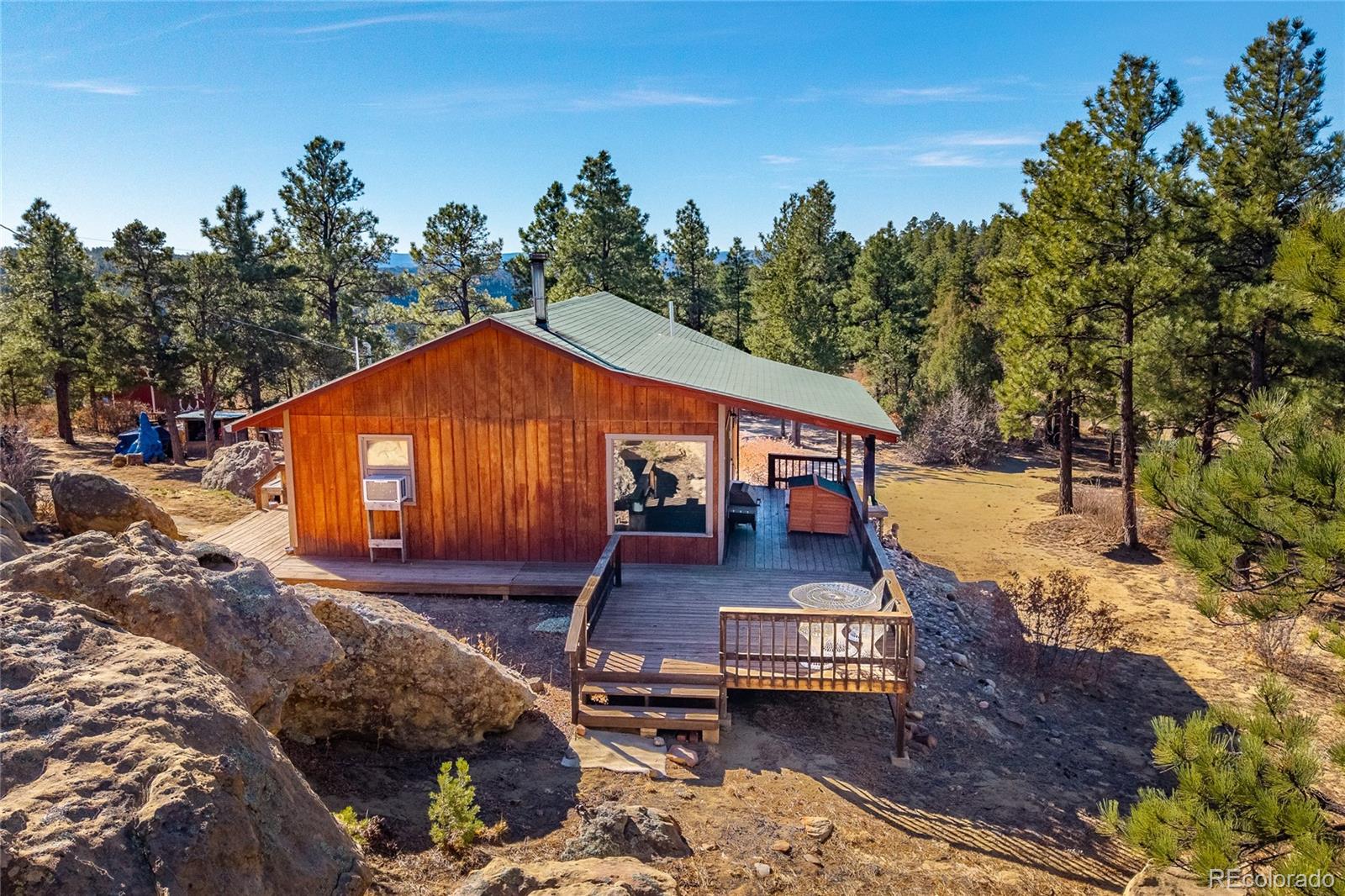13240 Big Pine Ridge Road Weston, CO 81091 - Photo 27 of 49 a front view of a house with garden