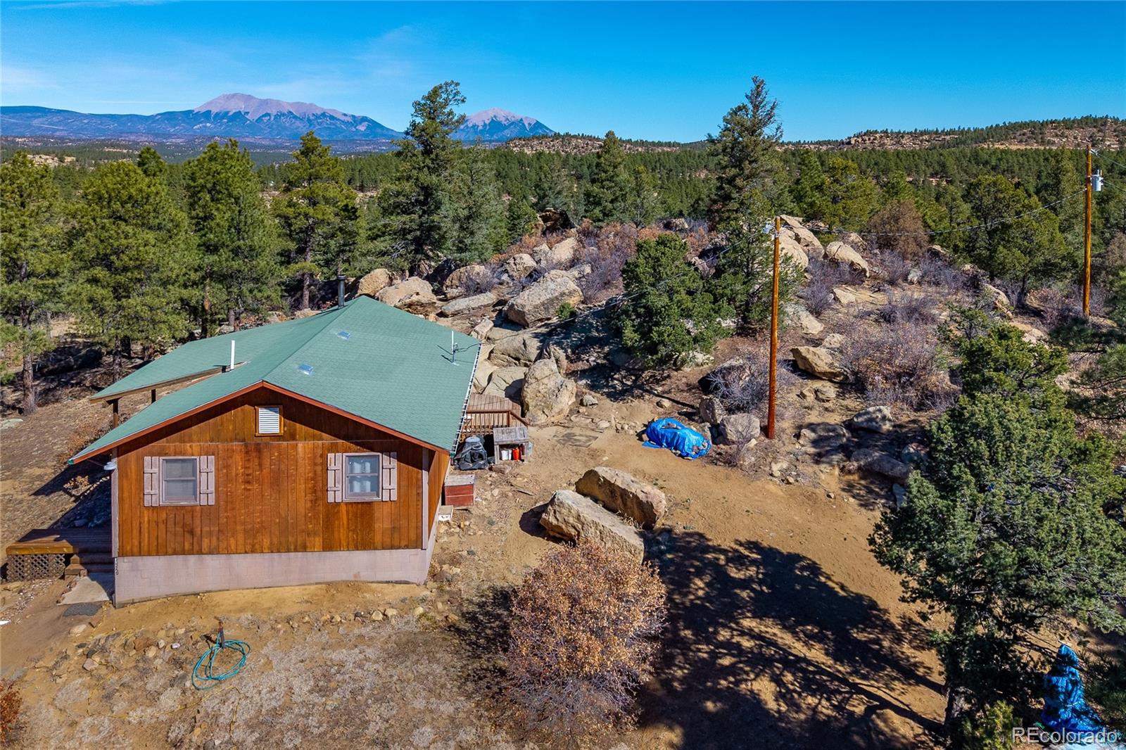 13240 Big Pine Ridge Road Weston, CO 81091 - Photo 40 of 49 a view of a house with a yard