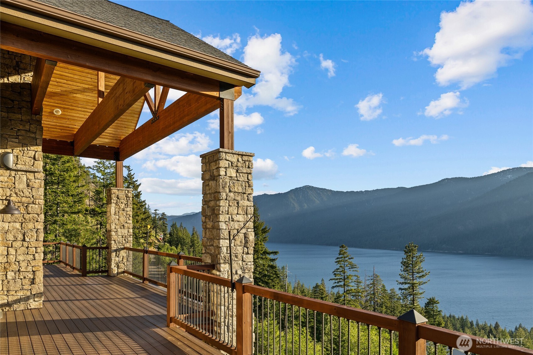 1481 Morgan Creek Road Ronald, WA 98940 - Photo 33 of 40 a view of a balcony with furniture