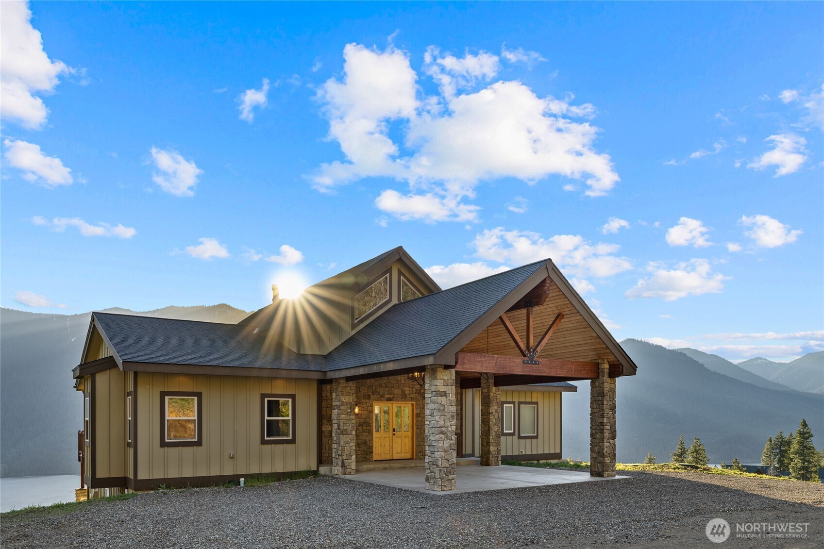 1481 Morgan Creek Road Ronald, WA 98940 - Photo 37 of 40 a front view of a house with garden