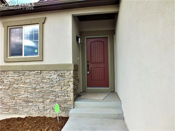 a view of front door of a house