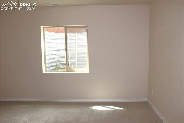 a view of an empty room